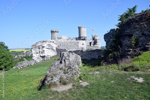 Ruins of Ogrodzieniec castle, "Trail of the Eagle's Nests", Poland.