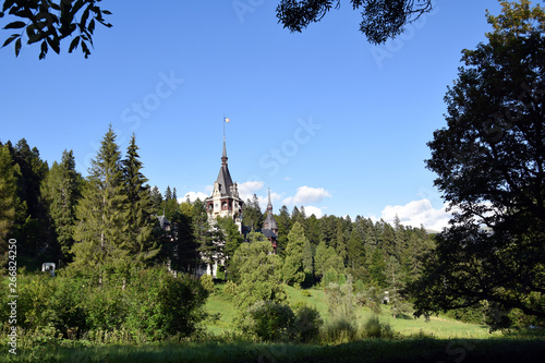 Peles Castle (Castelul Peles), Sinaia near Brasov, Romania.