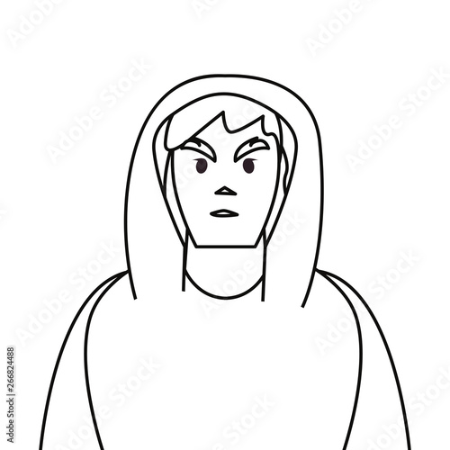 hacker man character thief