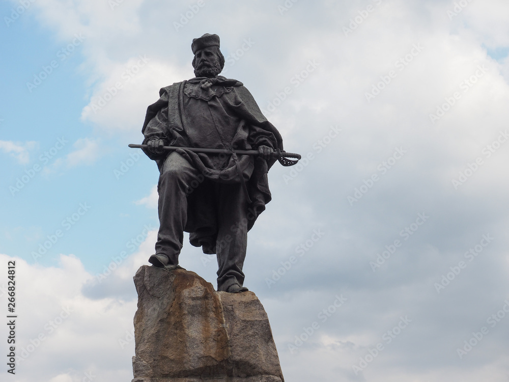 Garibaldi monument in Turin