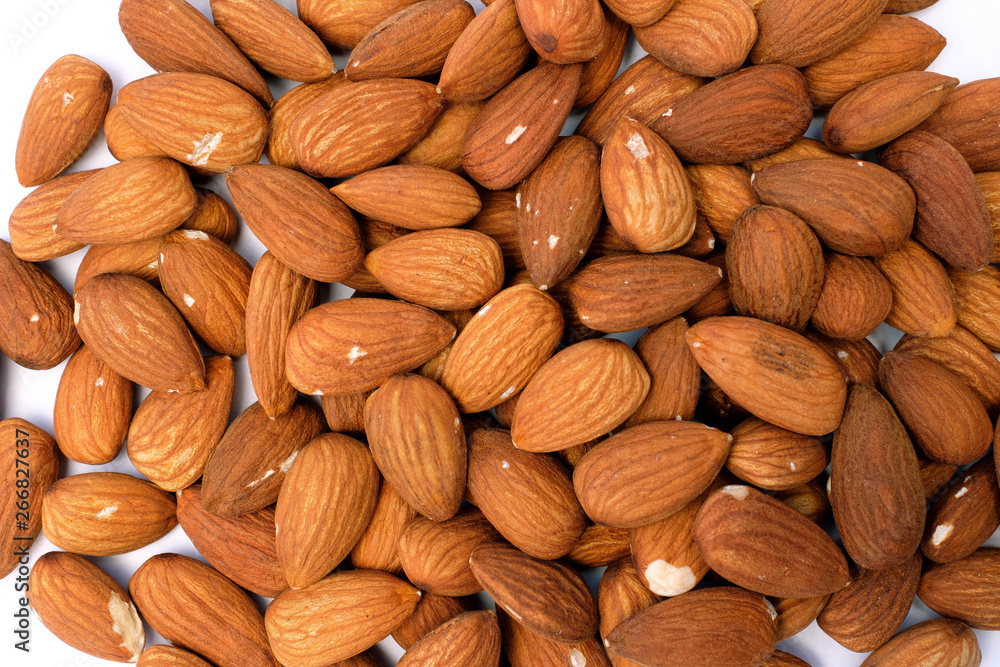 Fototapeta premium A lot of almonds