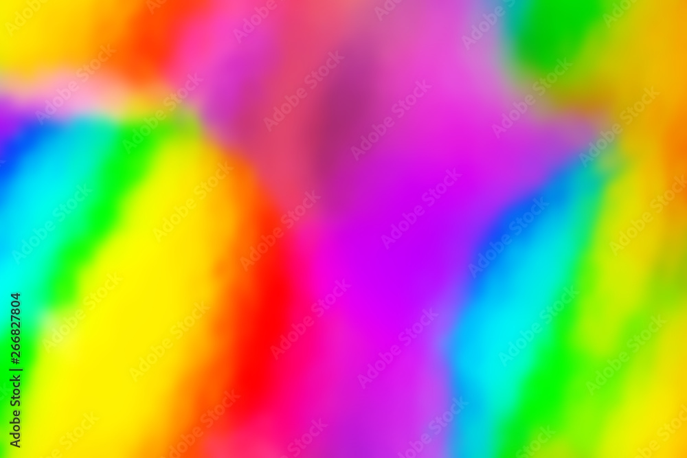 Obraz premium Blurry abstract iridescent holographic foil background.