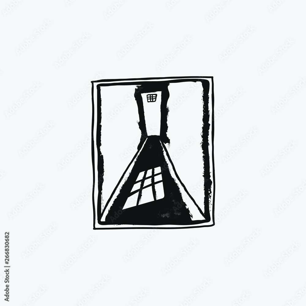 door illustration minimalism vector bw door illustration minimalism vector bw