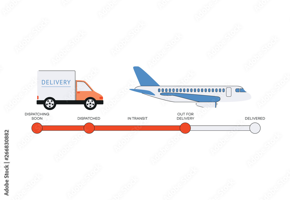 Process of product delivery for online shopping