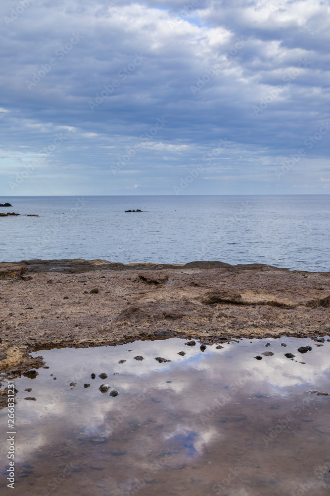 Coast in San Miguel de Tajao village on Tenerife