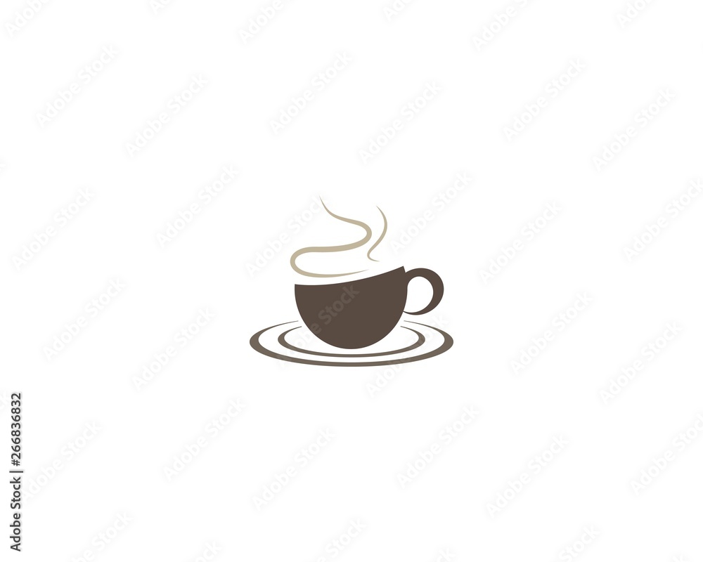 Coffee cup logo template vector icon Coffee cup logo template vector icon
