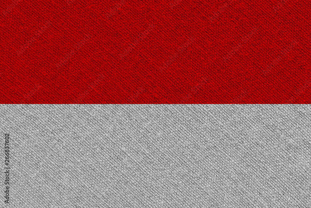Indonesia fabric flag Indonesia fabric flag