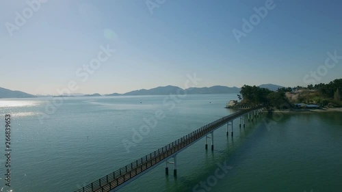 Wallpaper Mural Bridge over the sea with beautiful scenery, sacheon city, Korea Torontodigital.ca