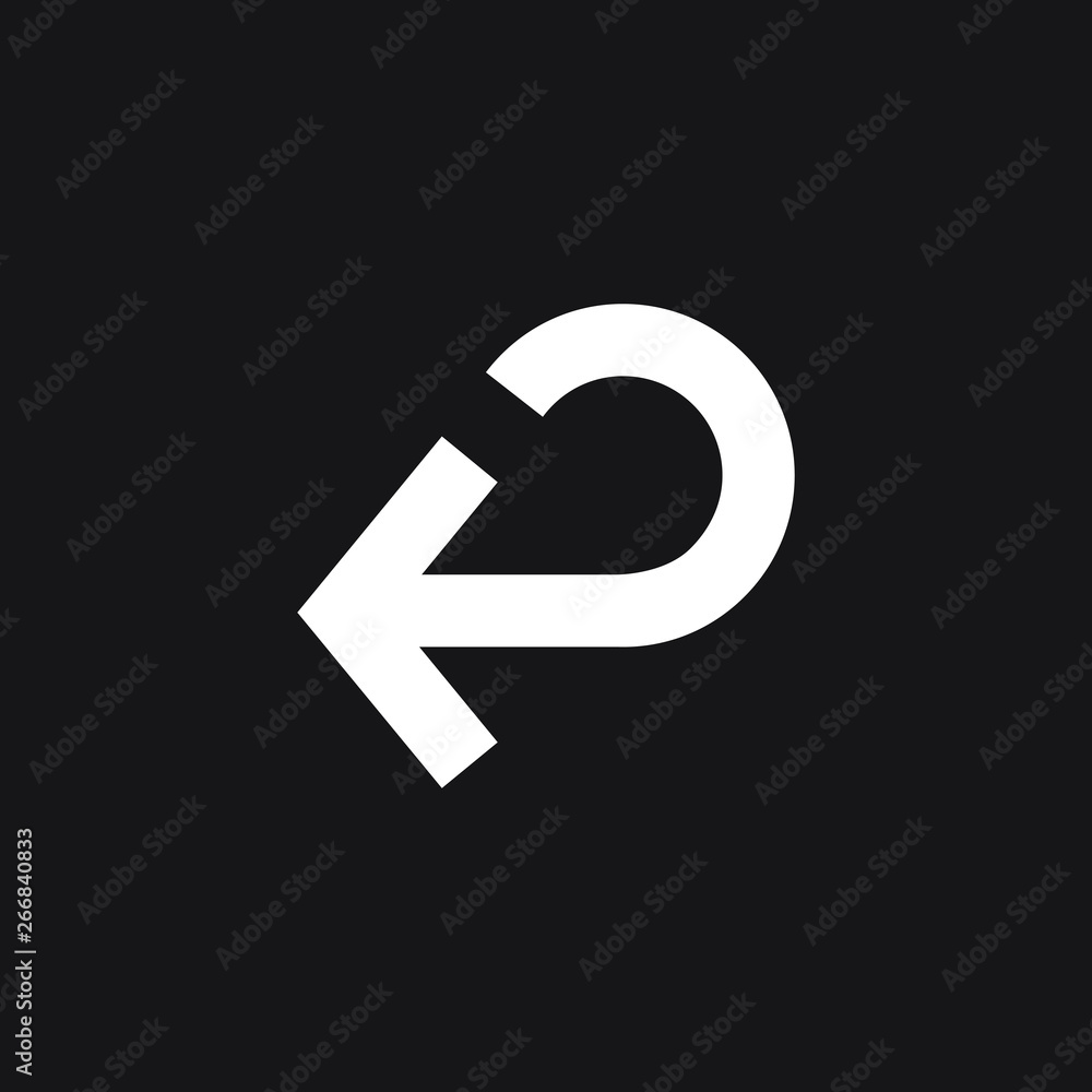 simple geometric rotate motion arrow line logo vector simple geometric rotate motion arrow line logo vector