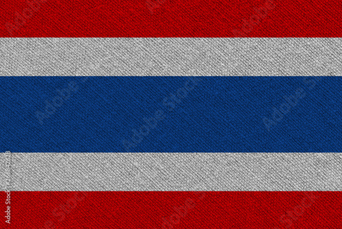 Thailand fabric flag