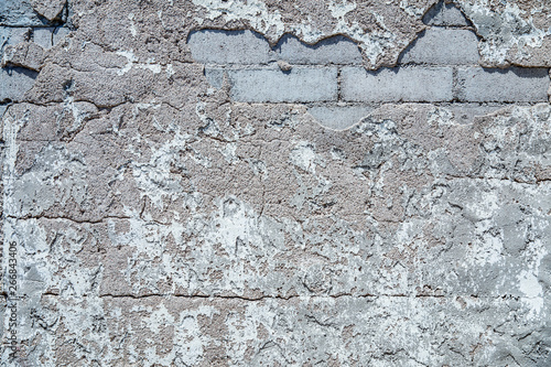 wall texture some bricks showing
