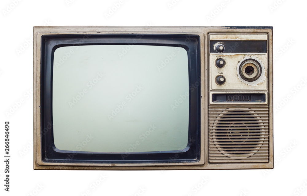 television on isolated television on isolated