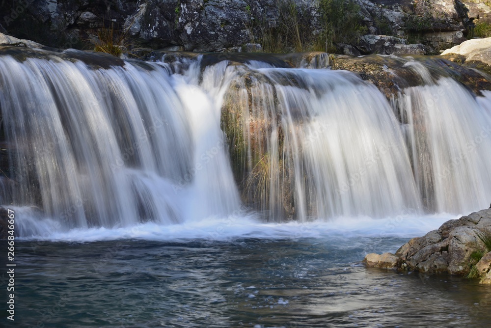 water falls, mountain stream, brook