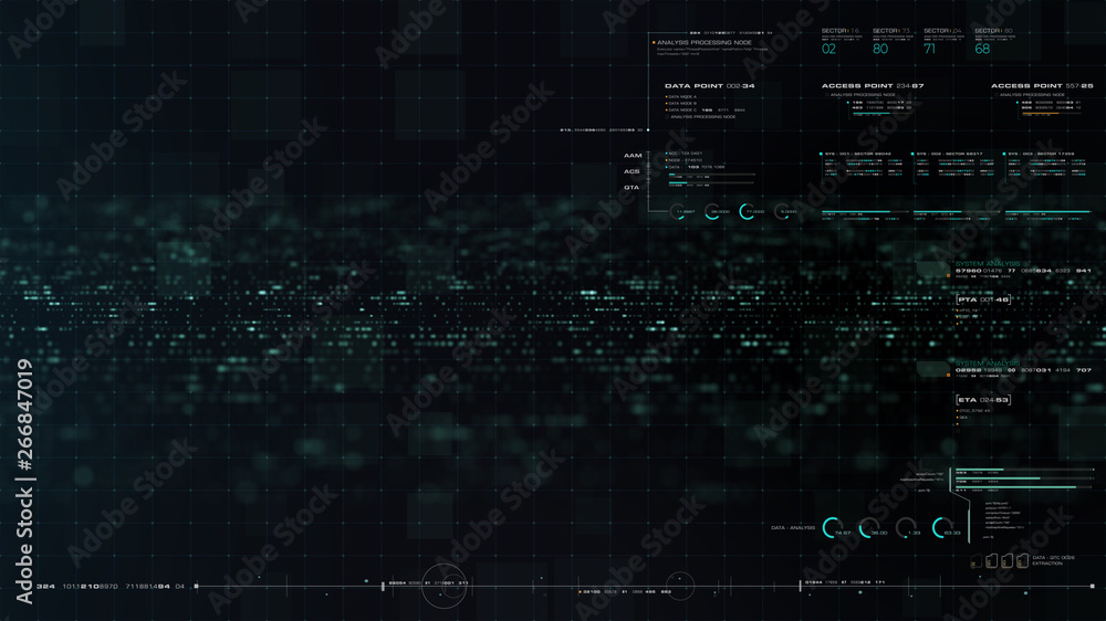 Futuristic motion graphic user interface head up display screen blank template with digital data telemetry information display for digital background graphic overlay Futuristic motion graphic user interface head up display screen blank template with digital data telemetry information display for digital background graphic overlay