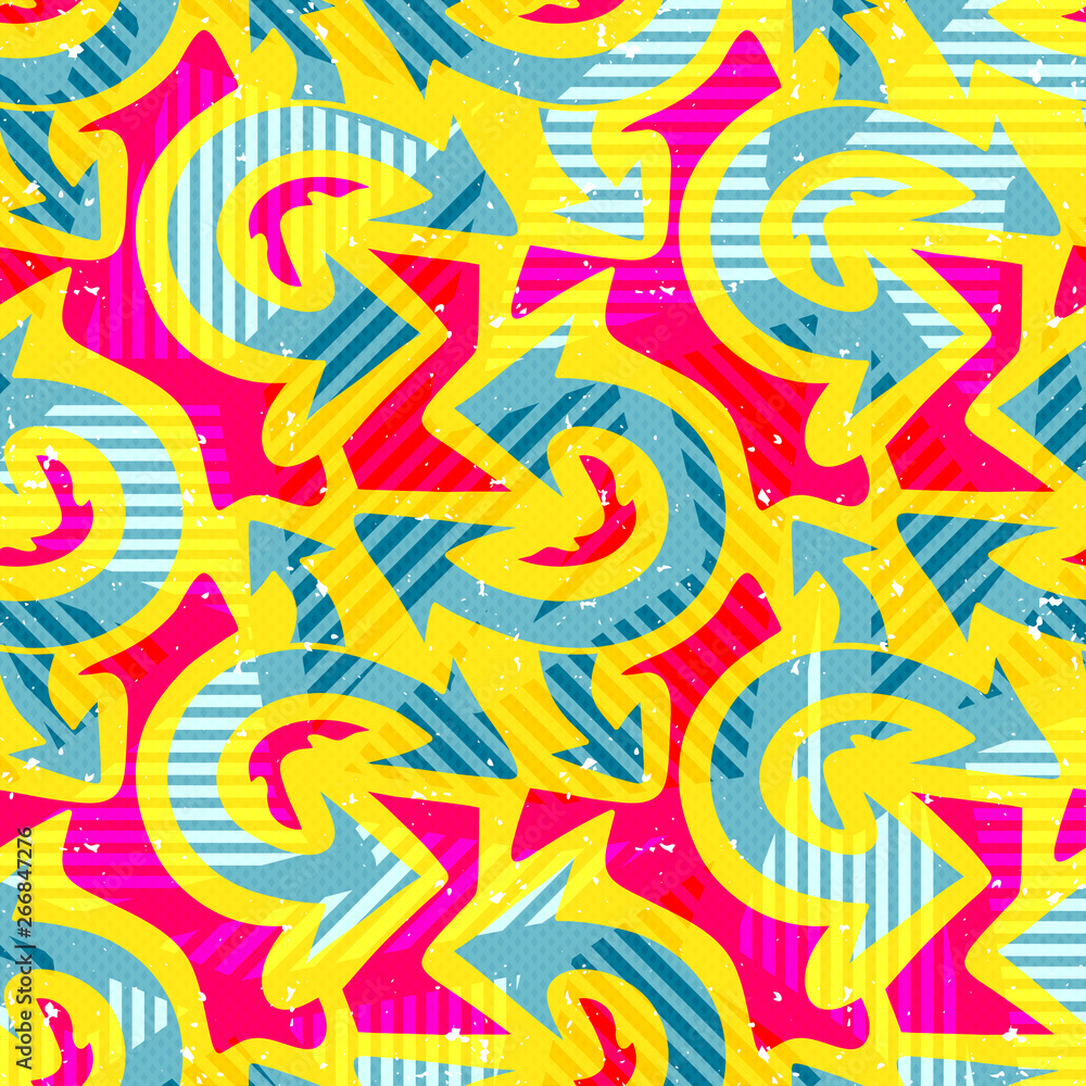 beautiful color abstract pattern illustration of graffiti beautiful color abstract pattern illustration of graffiti