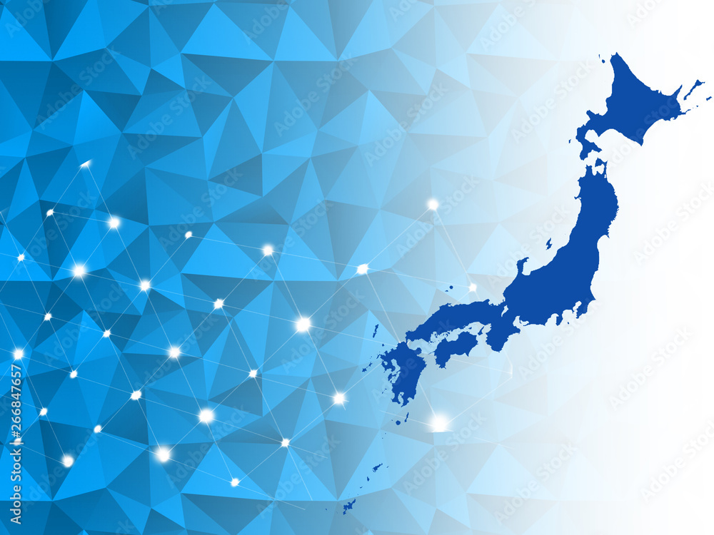 ビジネス背景 日本経済 日本地図 グローバル背景 テクノロジー Stock Illustration Adobe Stock