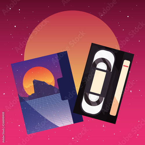 retro 80s style