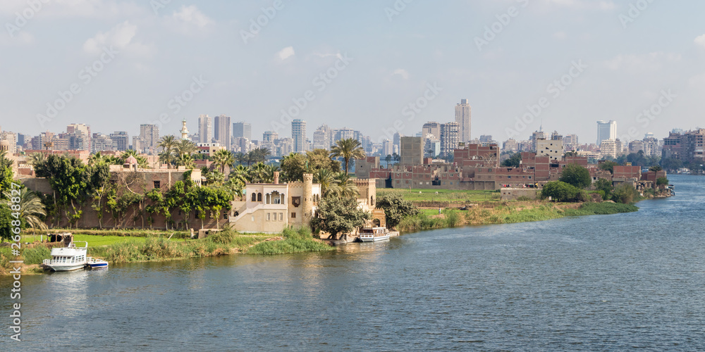 Fototapeta premium Cairo Egypt’s sprawling capital on the Nile river