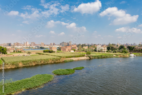 Agriculture in the middle of Cairo city in Egypt