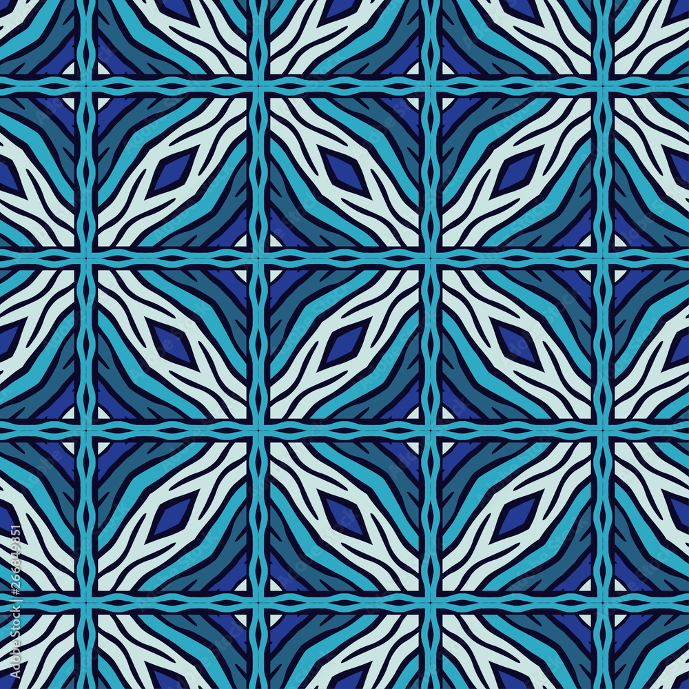Trendy seamless pattern designs. Figures with Zebra stripes. Vector geometric background. Can be used for wallpaper, textile, invitation card, wrapping, web page background. Trendy seamless pattern designs. Figures with Zebra stripes. Vector geometric background. Can be used for wallpaper, textile, invitation card, wrapping, web page background.