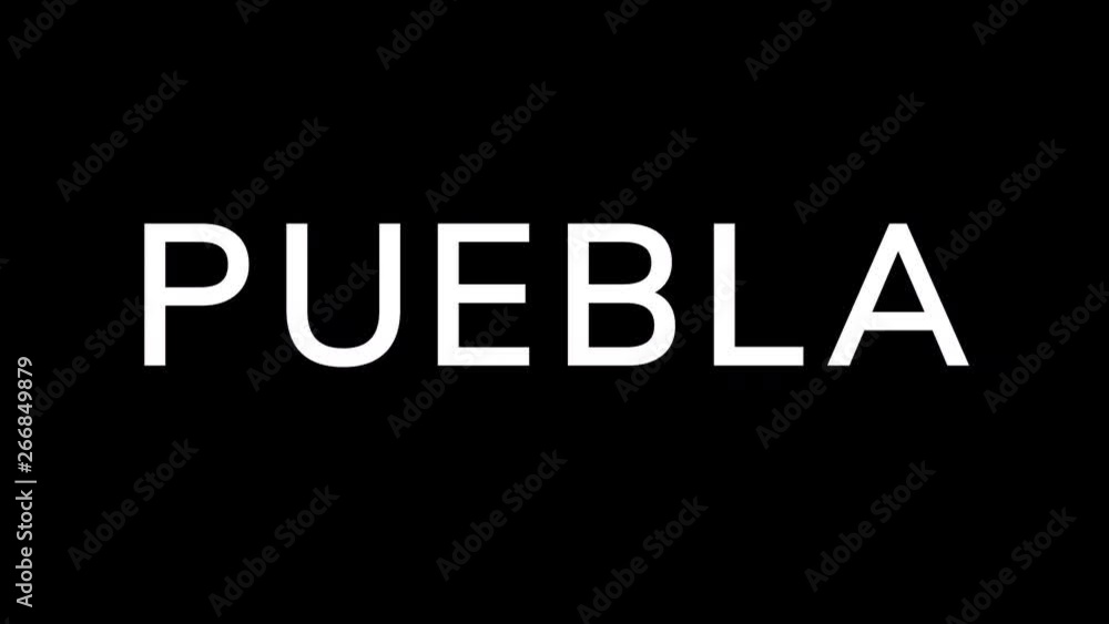 From the Glitch effect arises Big city PUEBLA. Then the TV turns off. Alpha channel Premultiplied - Matted with color black From the Glitch effect arises Big city PUEBLA. Then the TV turns off. Alpha channel Premultiplied - Matted with color black
