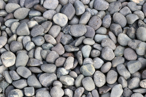 Pattern of round pebble stone.