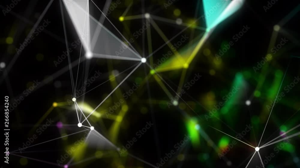 Abstract Polygonal Space Background with Connecting Dots and Lines. 3d rendering Abstract Polygonal Space Background with Connecting Dots and Lines. 3d rendering