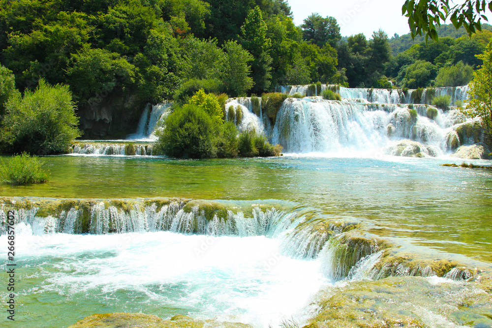 Obraz premium Wasserfall