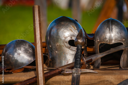 Medieval armors and weapons