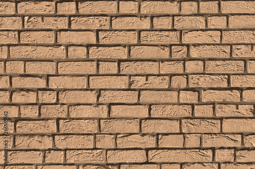 beige light brown brick bricks stone mortar stucco wall background backdrop surface