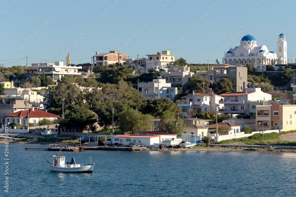 View on island Salamis (Greece)