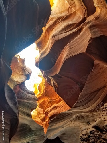 Exploring beautiful Antelope Canyon in Arizona USA