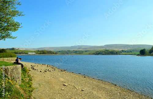 Hollingworth lake in springtime photo