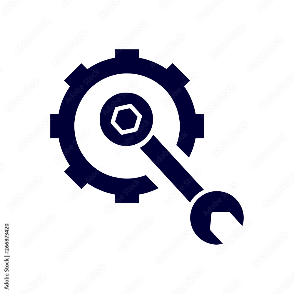 wrench with gear, wrench with hand , work tool icon wrench with gear, wrench with hand , work tool icon