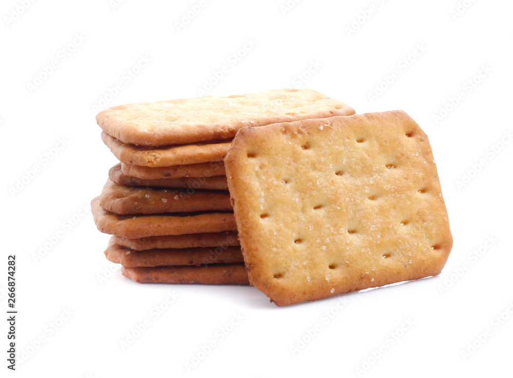 Cracker isolated on white Cracker isolated on white