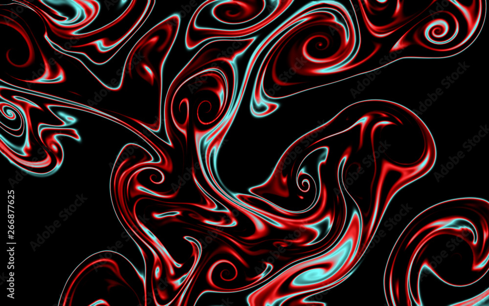 Fototapeta Magic space texture, pattern, looks like colorful smoke