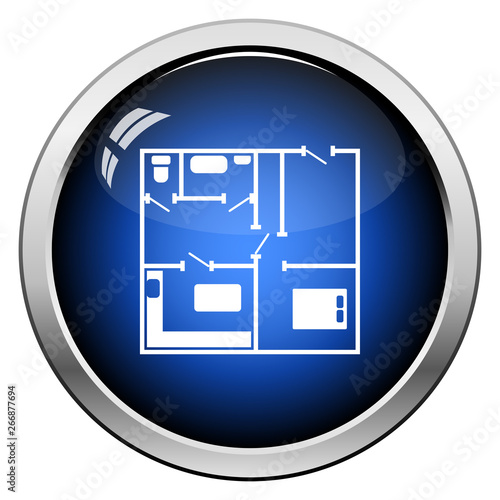 Icon Of Apartment Plan photo