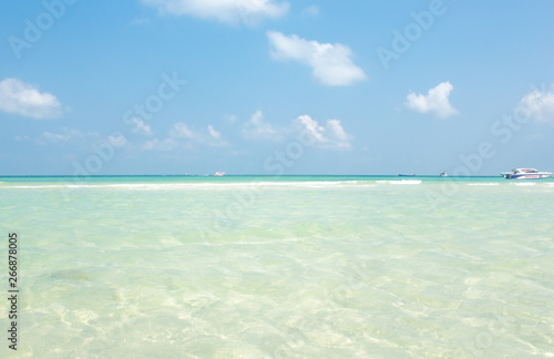 beach and tropical sea