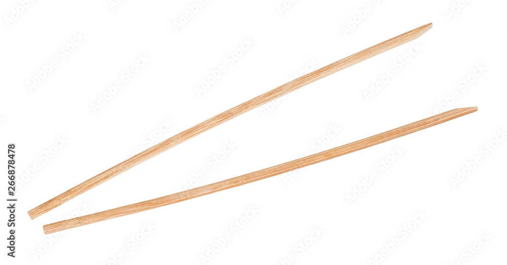 disposable brown wooden chopsticks isolated disposable brown wooden chopsticks isolated