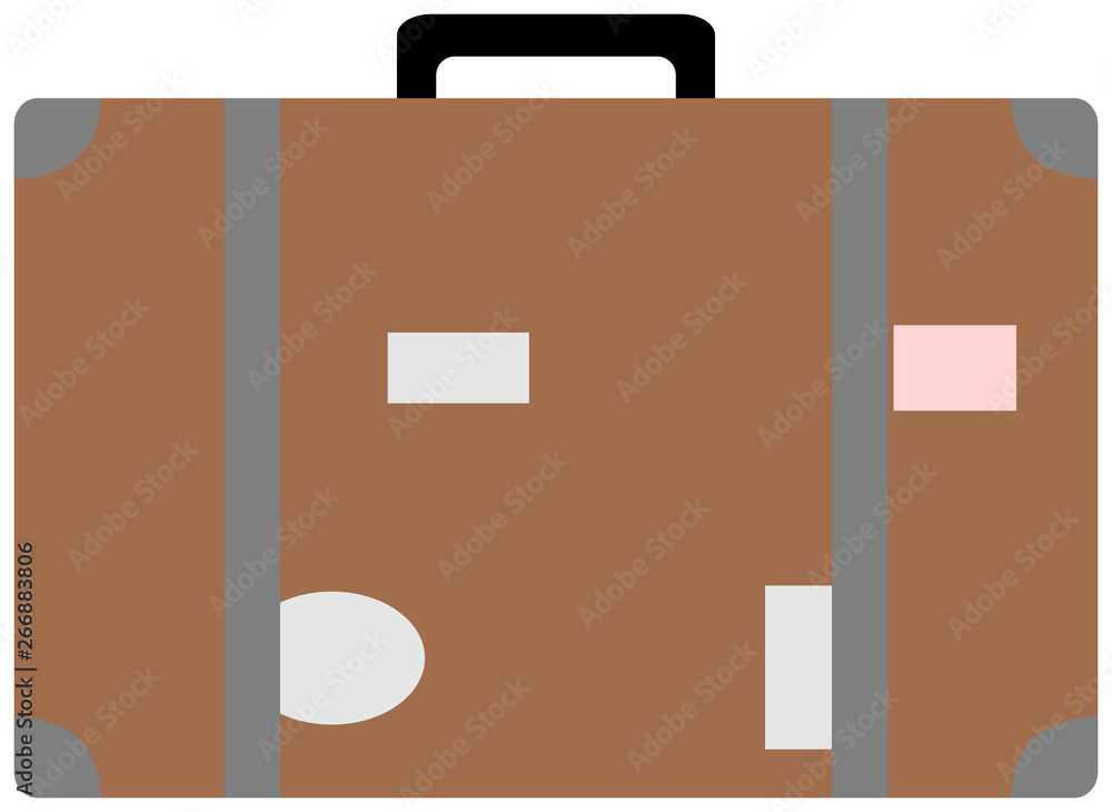 Suitcase flat icon. Vector illustration. Suitcase flat icon. Vector illustration.