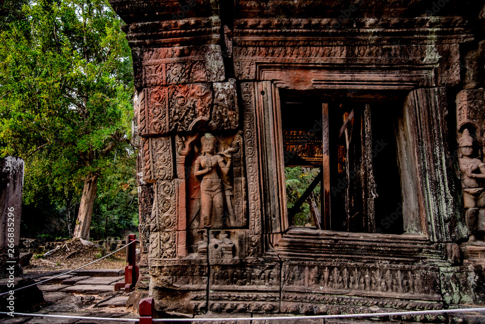 House ruin in Angkor Wat at Siem Reap