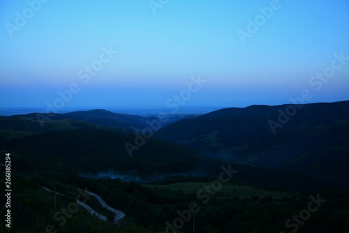 evening in the Carpathian Mountains
