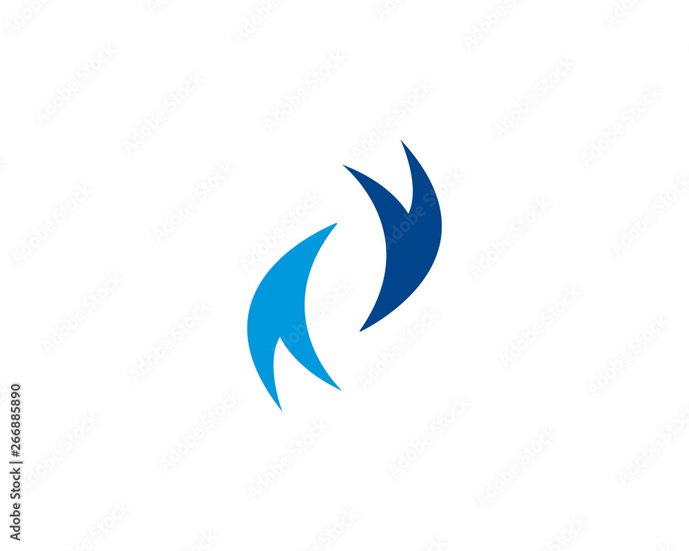Arrows logo template vector icon illustration design Arrows logo template vector icon illustration design