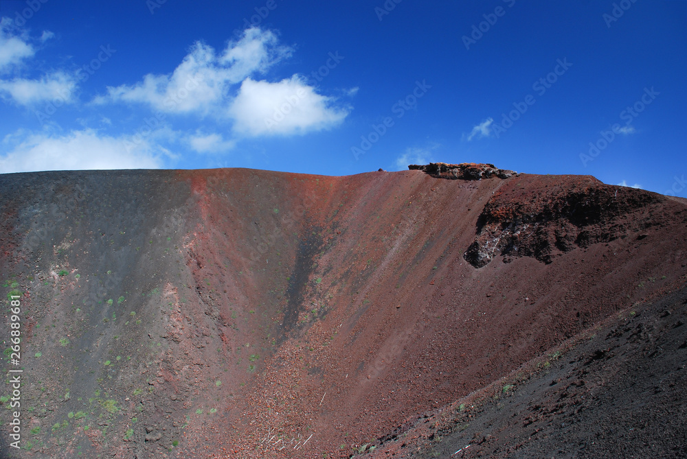 crater of mount Etna