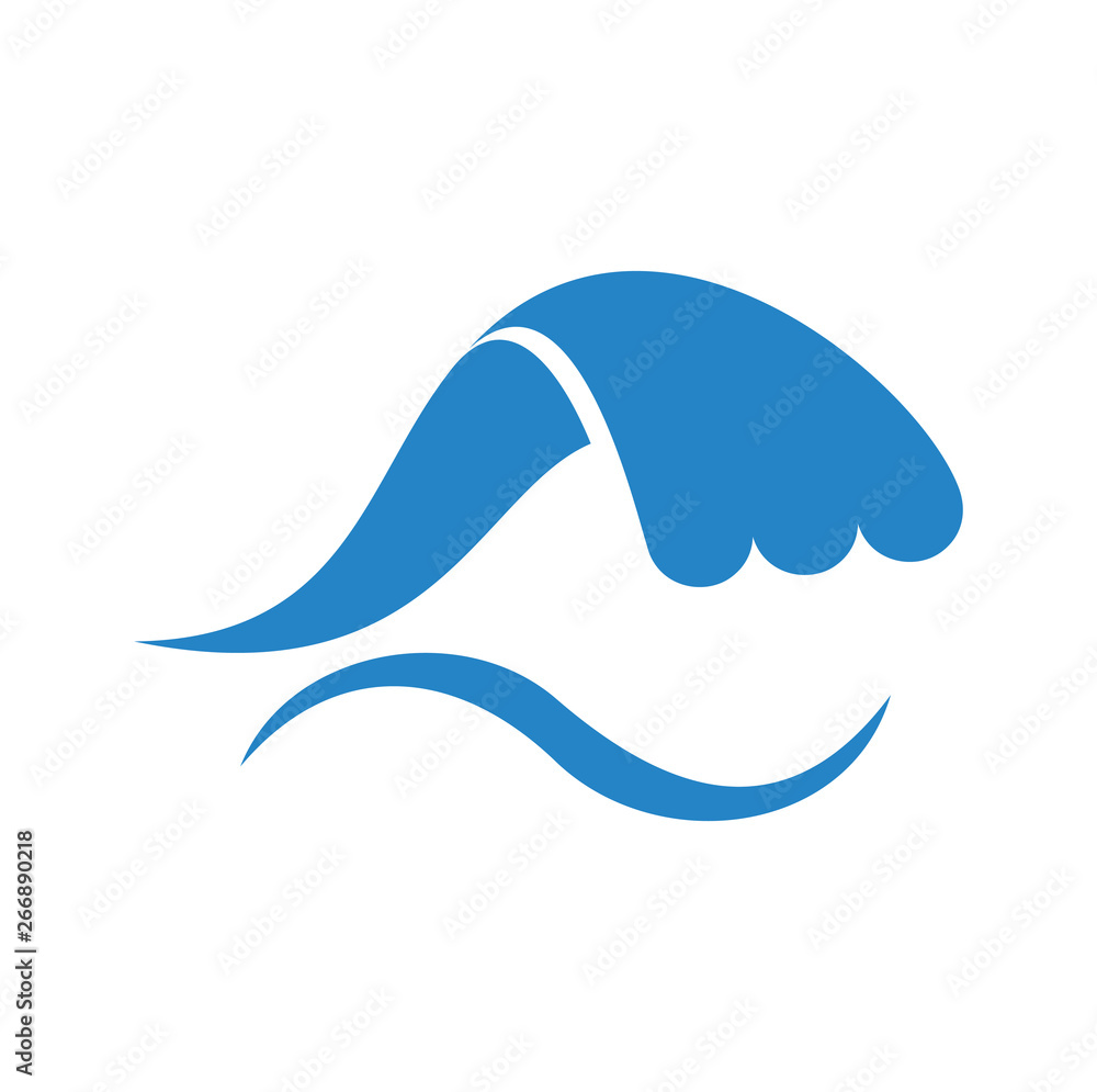 Waves icon on background for graphic and web design. Simple vector sign. Internet concept symbol for website button or mobile app. Waves icon on background for graphic and web design. Simple vector sign. Internet concept symbol for website button or mobile app.