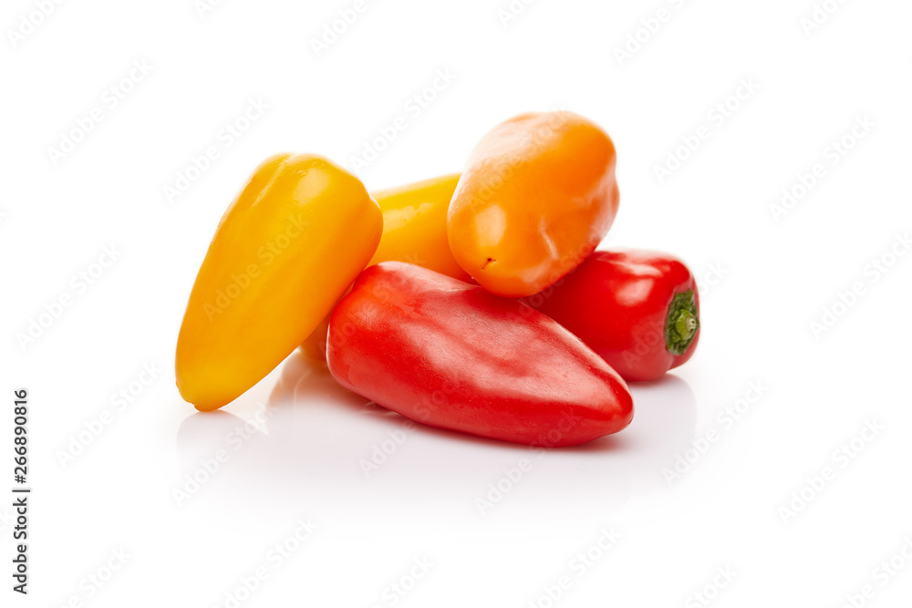 Fresh ripe peppers. Fresh ripe peppers.