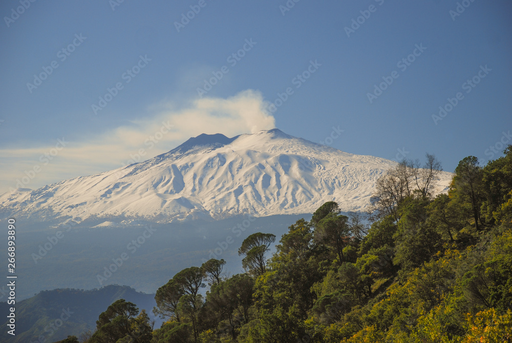 mount Etna in Sicily