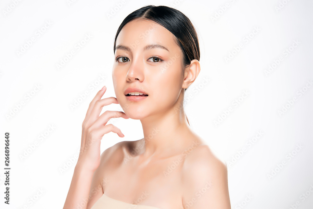 Beautiful Young asian Woman with Clean Fresh Skin Beautiful Young asian Woman with Clean Fresh Skin