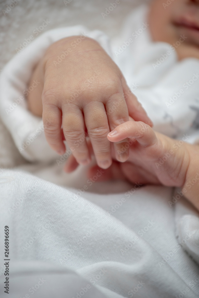 Newborn baby hand Newborn baby hand