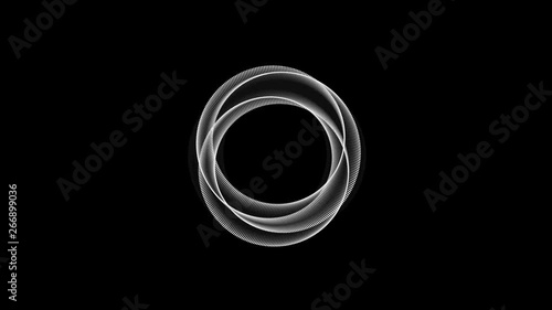 Motion background with moving geometric shapes (full HD 1920x1080).